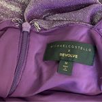 Revolve Michael Costello x  Davey mini dress, backless, keyhole front, ruched, M Photo 2