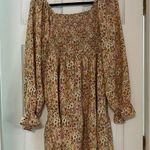 Simply Southern Autumn Floral Long Sleeve Dress Photo 2