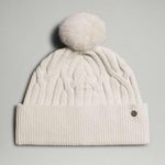 Lululemon NWT Cable Knit Pom Pom Beanie Photo 1