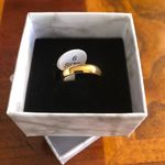 Ladies 18kt solid yellow gold 4mm classic dome wedding band NWT 6 Photo 3