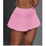 SheIn Pleated Pink Mini Skirt Photo 1