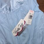Vanity Fair NWT Light Blue Chemise Lingerie Dress Gown Photo 2