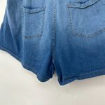 Universal Standard  Chambray Shorts Blue Medium Wash Elastic Waist Size XL 26 Photo 7