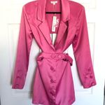 For Love & Lemons NWT Pink Marie Blazer Mini Dress Size M Photo 3