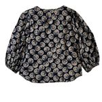 Maeve Anthropologie Women’s Blue Confetti Ball Puff Sleeve Blouse Size 2 Photo 1