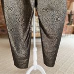 Alfani  Pants Gold Metallic Stretch Skinny 24W Cocktail Party Holiday Glam Chic Photo 10