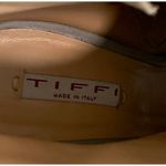 Tiffany Designs Gray Fringe Ankle Bootie Italian Designer Boot SIZE 6 Stiletto Western $345 NEW Photo 8