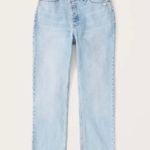 Abercrombie & Fitch Curve Love High Rise Dad Jean Long Tall  Photo 0