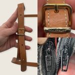 Courreges Duotone Brown Black Small Snap Flap Adjustable Crossbody Bag Photo 9