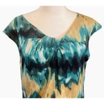 Jones Wear  Multi Color Sleeveless Twist Top Neckline Blouse Size Medium Photo 1