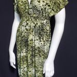 Green Patterned Dress Green Size XS Photo 0