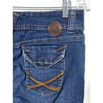 XOXO Jeans Bootcut Flare Juniors Womens 7 / 8 Thick Stitch Pocket Stretch Y2K Photo 5