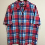 Polo Ralph Lauren Red/Blue Plaid Sleep Shirt Size L (men) XL (women) Red Photo 2