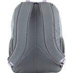 Unisex Teen Adult Backpack, Grey pinstripe. W Gray Photo 6