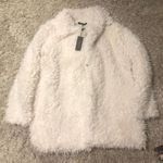 Romeo + Juliet Couture Faux Fur Cream Coat Photo 0