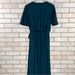 Show Me Your Mumu  Sophia Wrap Dress in Deep Jade Chiffon Size XS Photo 7