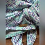 Cabana Life Crop Top With Tie Size M Blue Size M Photo 7