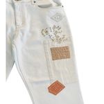 Ralph Lauren Tapered Patchwork Beaded Mid Rise Relaxed Jeans Size 16 NEW $195 Photo 9