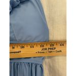 J.Crew Ruffle Plunge Swimsuit One Piece Light Blue Women's Size 6 Photo 11