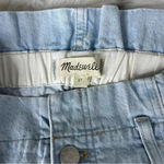 Madewell NWOT Broomfield Wash Paperbag Classic Straight High-Rise Jeans Size 27 Photo 5