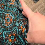 Patrons of Peace  | Long Sleeve Open Back Romper Boho Teal Women’s Size M Photo 8