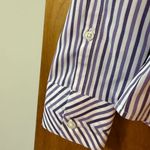 Brooks Brothers  Fitted Shirt All Supima Cotton Button Up Lavender Purple Stripe Photo 4