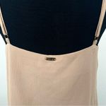 Bebe Beige Tank with Beaded Straps in Size XS Photo 4