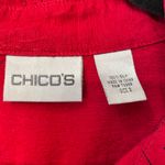 Chico's  100% Silk Blouse Top Shirt | Luxe Designer Boho Minimalist Elegant 2 Photo 2