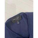 Romeo + Juliet Couture Romeo + Juliet Navy Women's Lattice Neck-Tie Waist-Epaulets Mini Dress Size S Photo 5