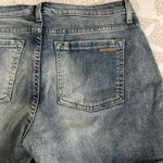 Michael Kors MK Frayed distressed denim jean shorts 4 Photo 4