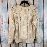 d.RA Cream Cable Knit Open Knit Sweater Size XS Photo 5