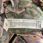 ZARA Paisley Multi Color Satin Mini Dress Size Small Slip Cami Sleeveless Boho Photo 8