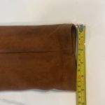 Faux Suede Pencil Dress Leggings Pants Pull On Size Large Chocolate Brown NYCC L Photo 6