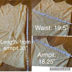 Love Riche straps midi dress dot print yellow size M Photo 9