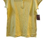 Nike  Women's Yellow Polo Shirt XL Short Sleeve Casual Top NWT Photo 1