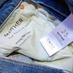 NWT Mother Superior Rambler Sneak in Running With Scissors Embroidered Jeans 25 Blue Photo 5