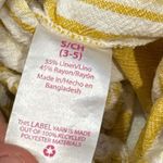 NoBo linen striped pants size small White Photo 3