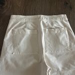 Loft Wide Leg Cropped Cream Sailor Pants with Button Detailing - Size 27 / 4 Petite Photo 4