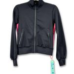 Off-White  c/o Virgil Abloh Athleisure Logo-Band Track Jacket BlackPink XS SS '22 Photo 3