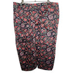 Pendleton Floral Pattern Two Piece Set W/ Zip Up Long Sleeve Top/Cropped Pants Photo 8