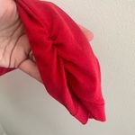 Lafayette 148  100% Silk Red Ruched Top Small Photo 5