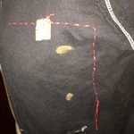 Black Graphic Hoodie w/ Embellishments Photo 2