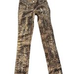 Tory Burch  snake print skinny jeans size 26 Photo 0