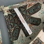 Free People  cream floral chiffon babydoll dress Photo 5