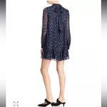 Kate Spade New York Glitter Leopard Light Adriatic Blue/Black Metallic Dress
L Blue Size L Photo 3