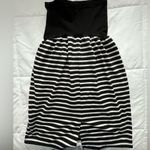 Motherhood  Black and White Striped Maternity Skirt. Size M Photo 1