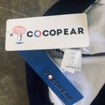 COCOPEAR Women's Ruched High Waisted Bikini Bottom Retro Blue Size L Photo 8