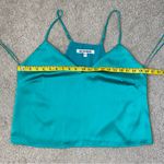 Walter Baker  Hollis‎ Satin Camisole Top Turquoise XL Photo 5