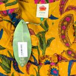 Farm Rio  Yellow Floral Tiered Ruffle Mini Skirt‎ S NWT Women's Photo 7