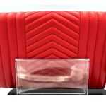 Badgley Mischka Crossbody Chevron Quilted Center Cover - Red Photo 5
